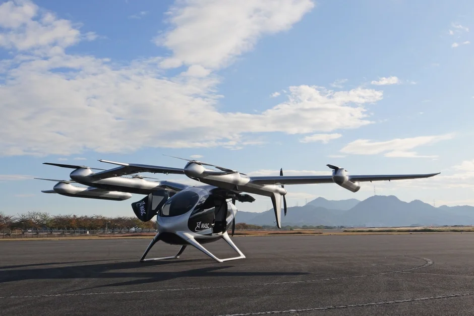 MASCが所有するeVTOL(空飛ぶクルマ)実機