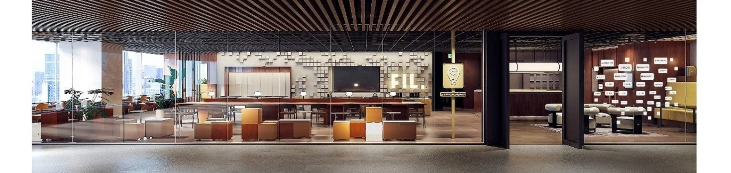 モダンで洗練されたFukuoka Innovation Lab.Tenjinのインテリア空間