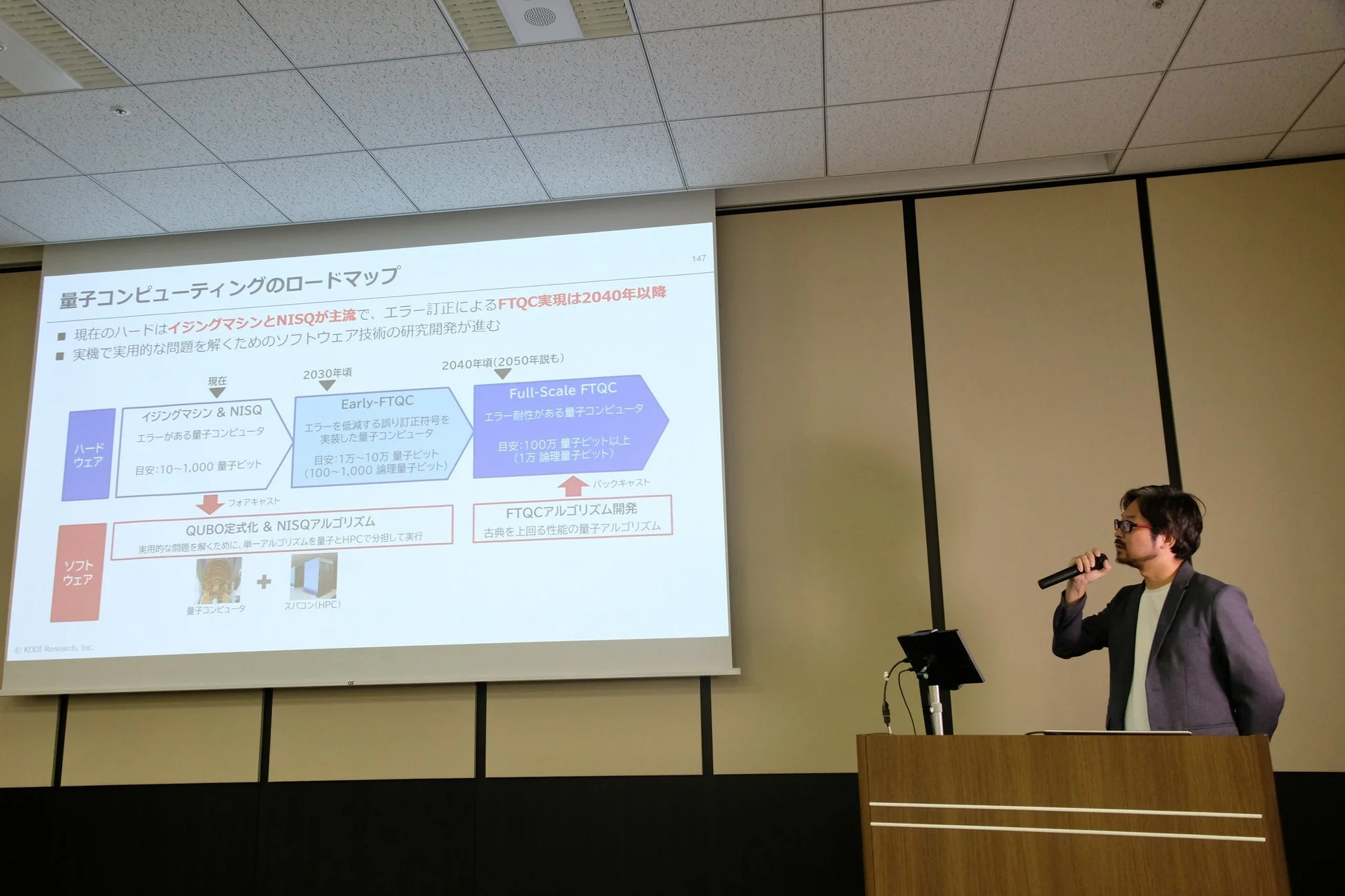 株式会社KDDI総合研究所 量子基盤室 室長 斉藤 和広氏の講演スライド
