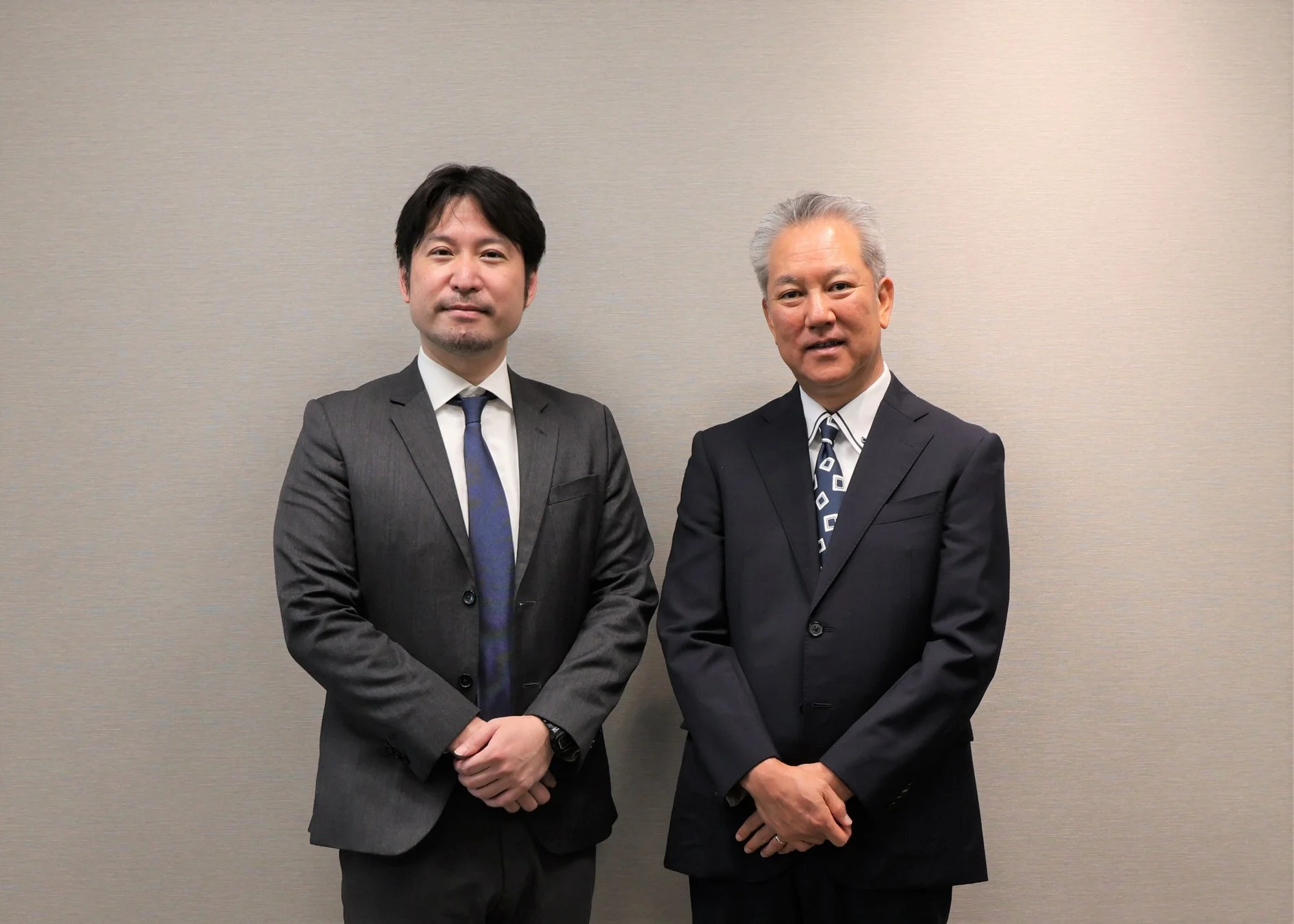 資本業務提携契約締結時の様子