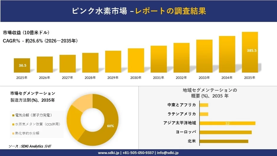 ピンク水素市場の成長予測