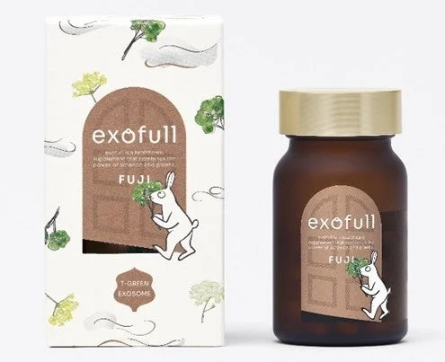 exofullというブランドの健康・美容サプリメントの箱とボトル