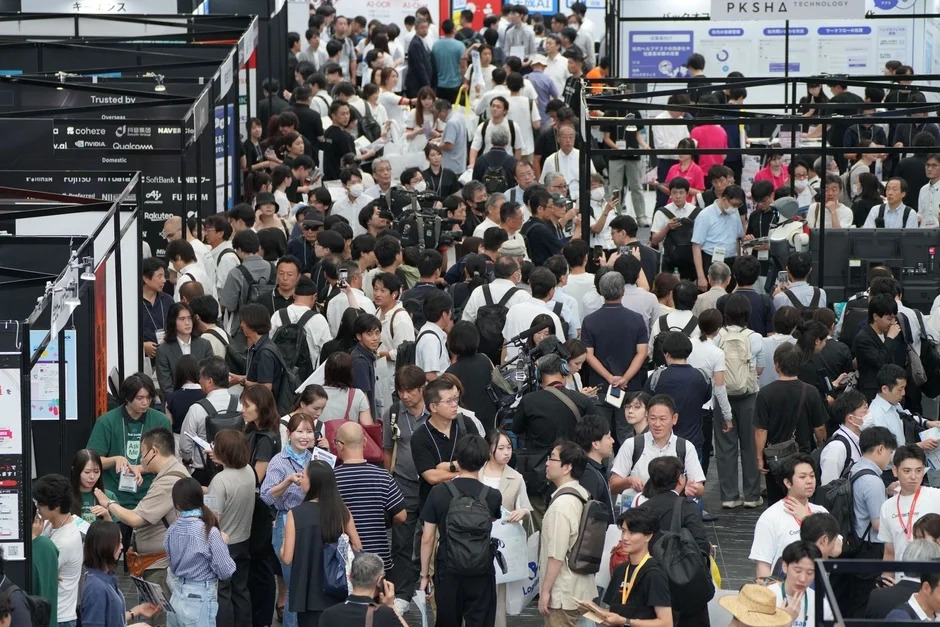 AI博覧会 来場者の様子