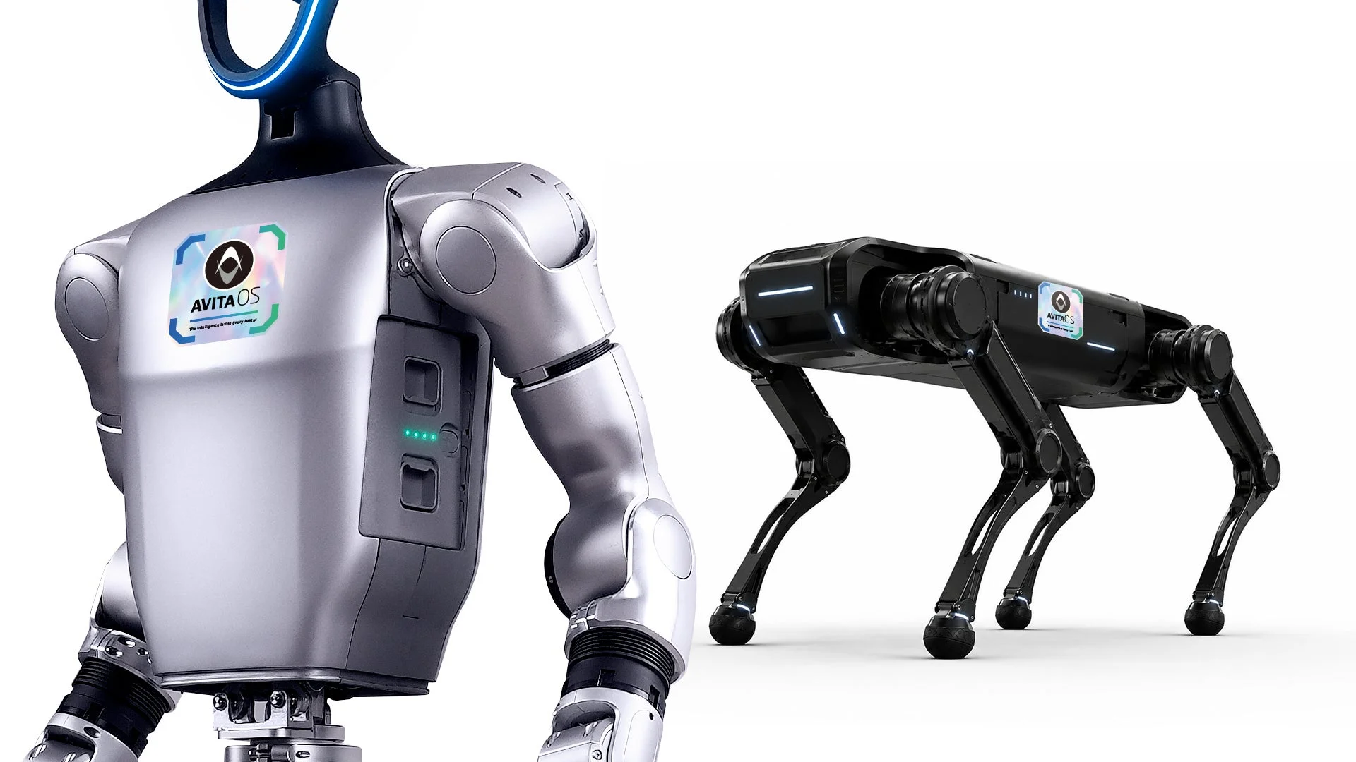 ヒューマノイドロボットと四足歩行ロボット