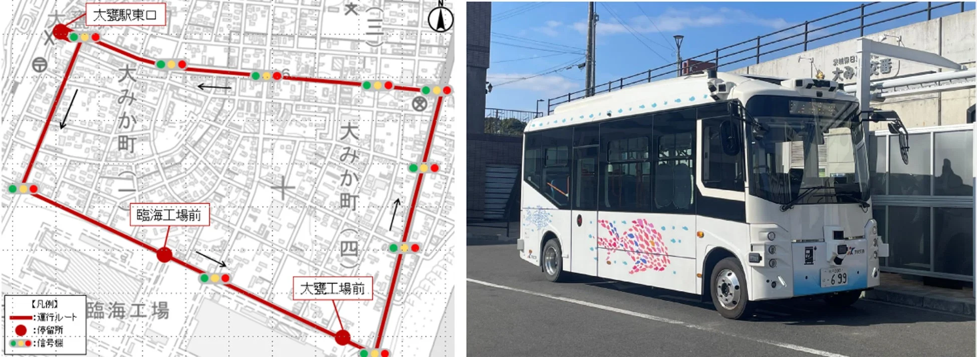 大甕駅周回ルート
