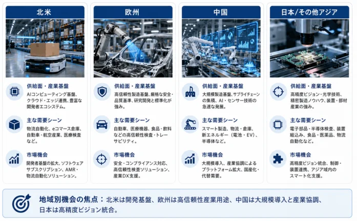 地域別機会の焦点