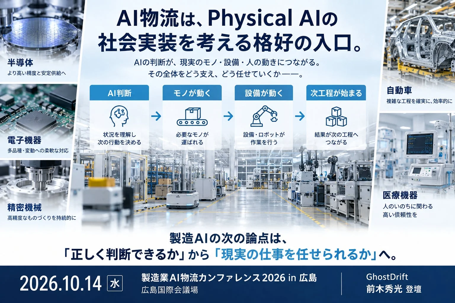AI物流は、Physical AIの社会実装を考える格好の入口。