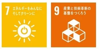 SDGs 目標7と9のアイコン