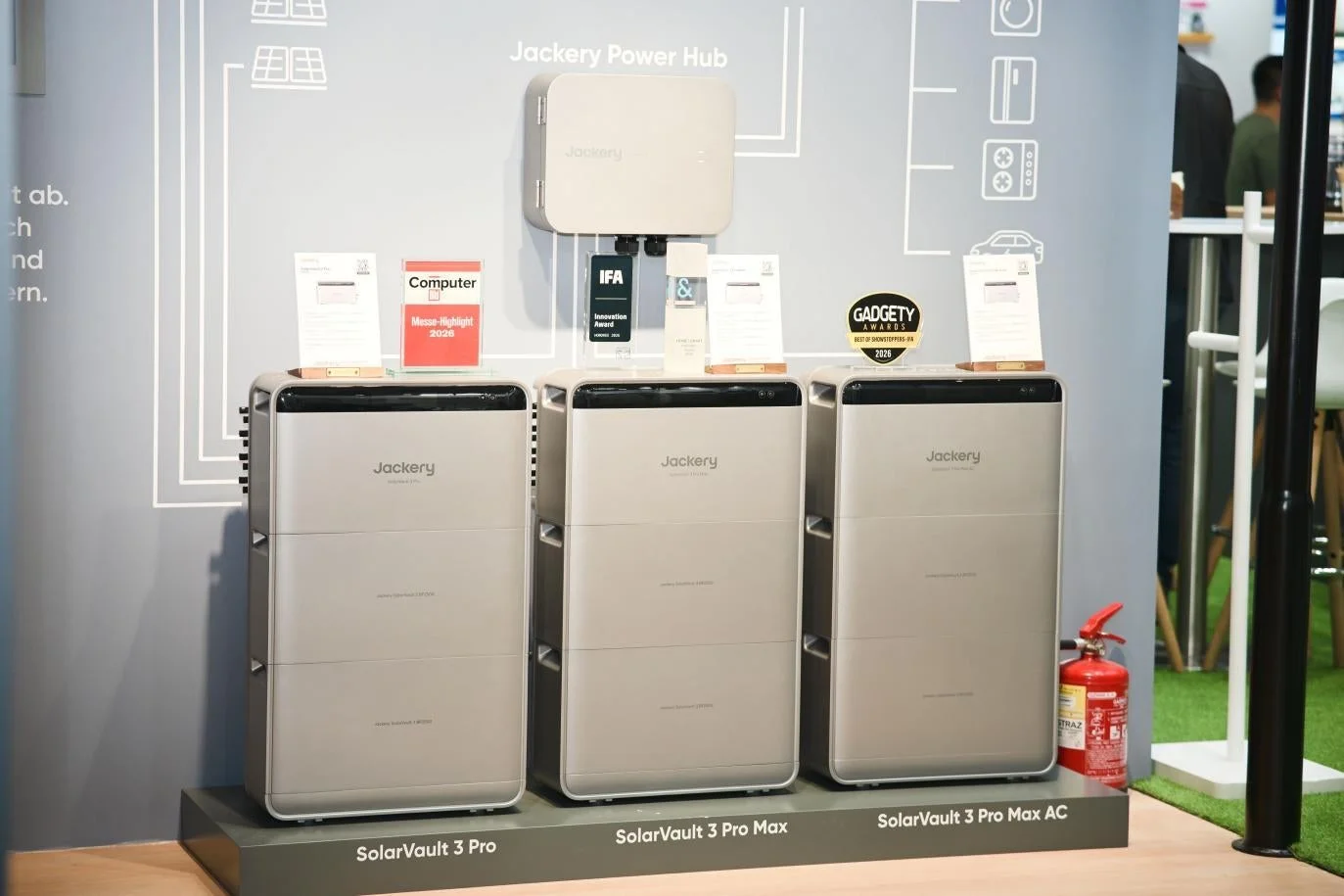 Jackery SolarVault 3 Proシリーズの展示