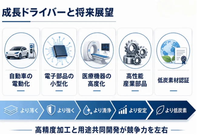 成長ドライバーと将来展望