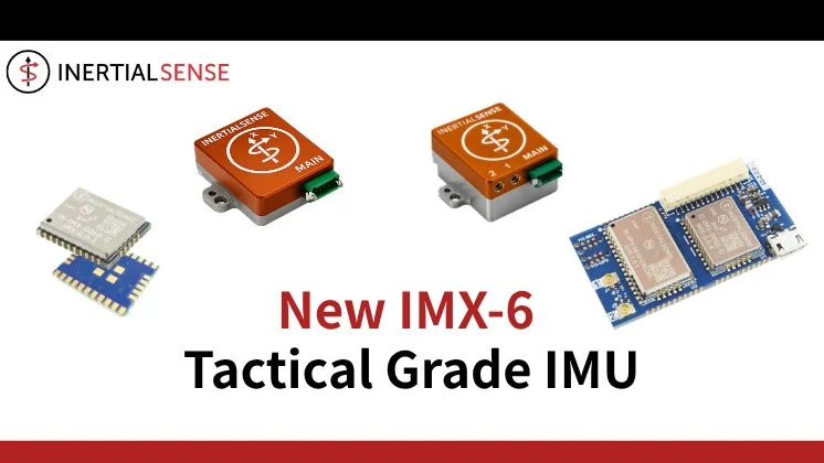 INERTIALSENSEの新しいIMX-6 Tactical Grade IMU