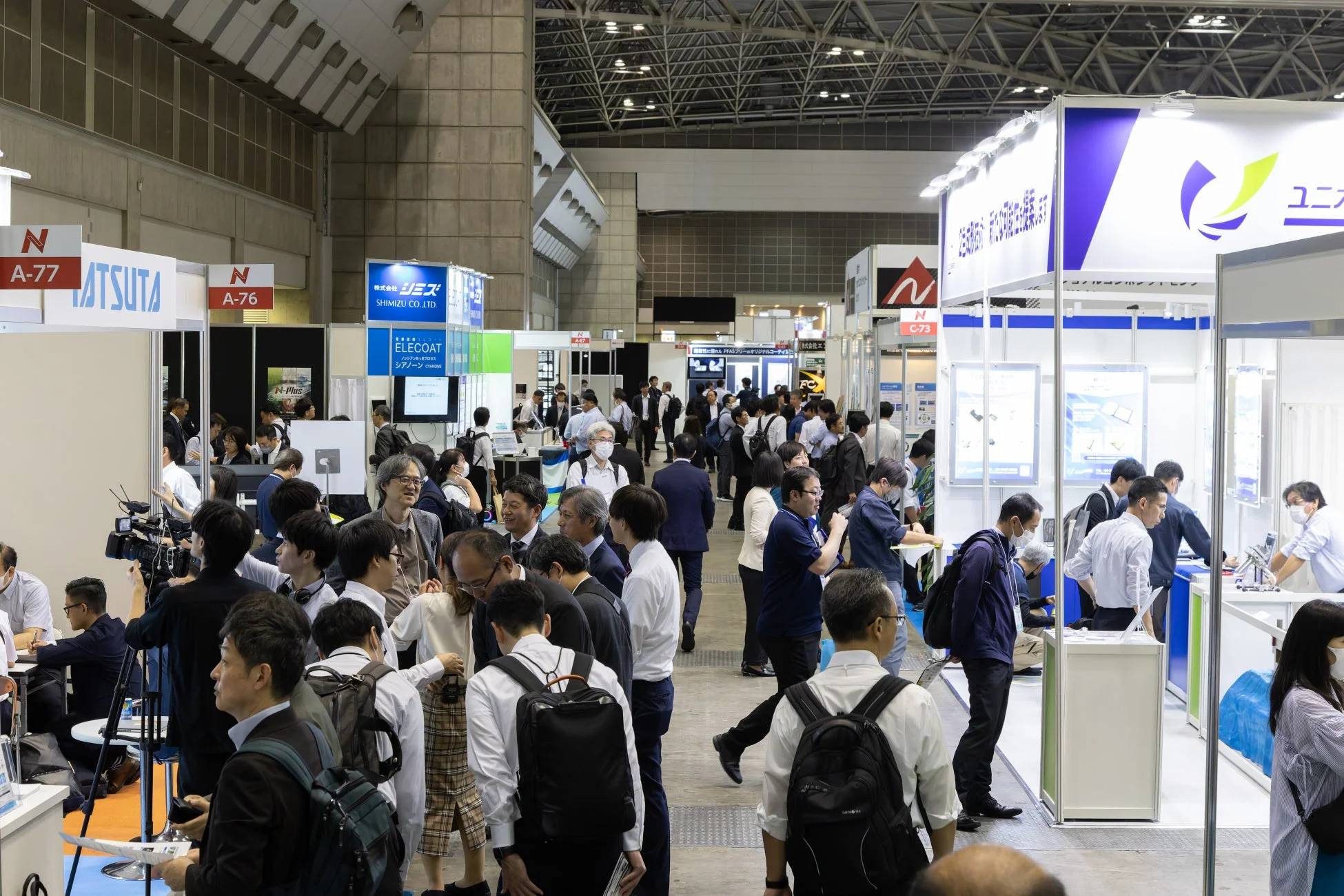 展示会場の様子