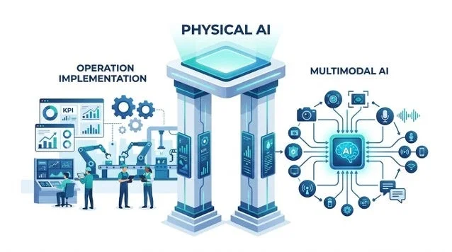 PHYSICAL AI OPERATION IMPLEMENTATION MULTIMODAL AI KPI AI IoT