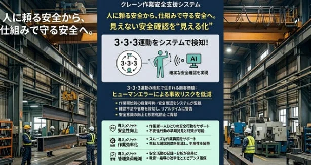 天井クレーン作業安全支援システム