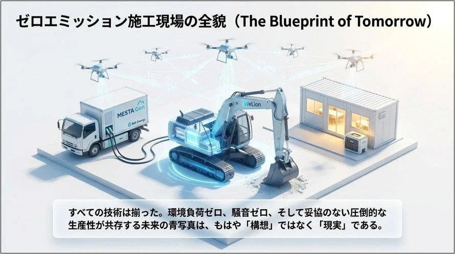 ゼロエミッション施工現場の全貌