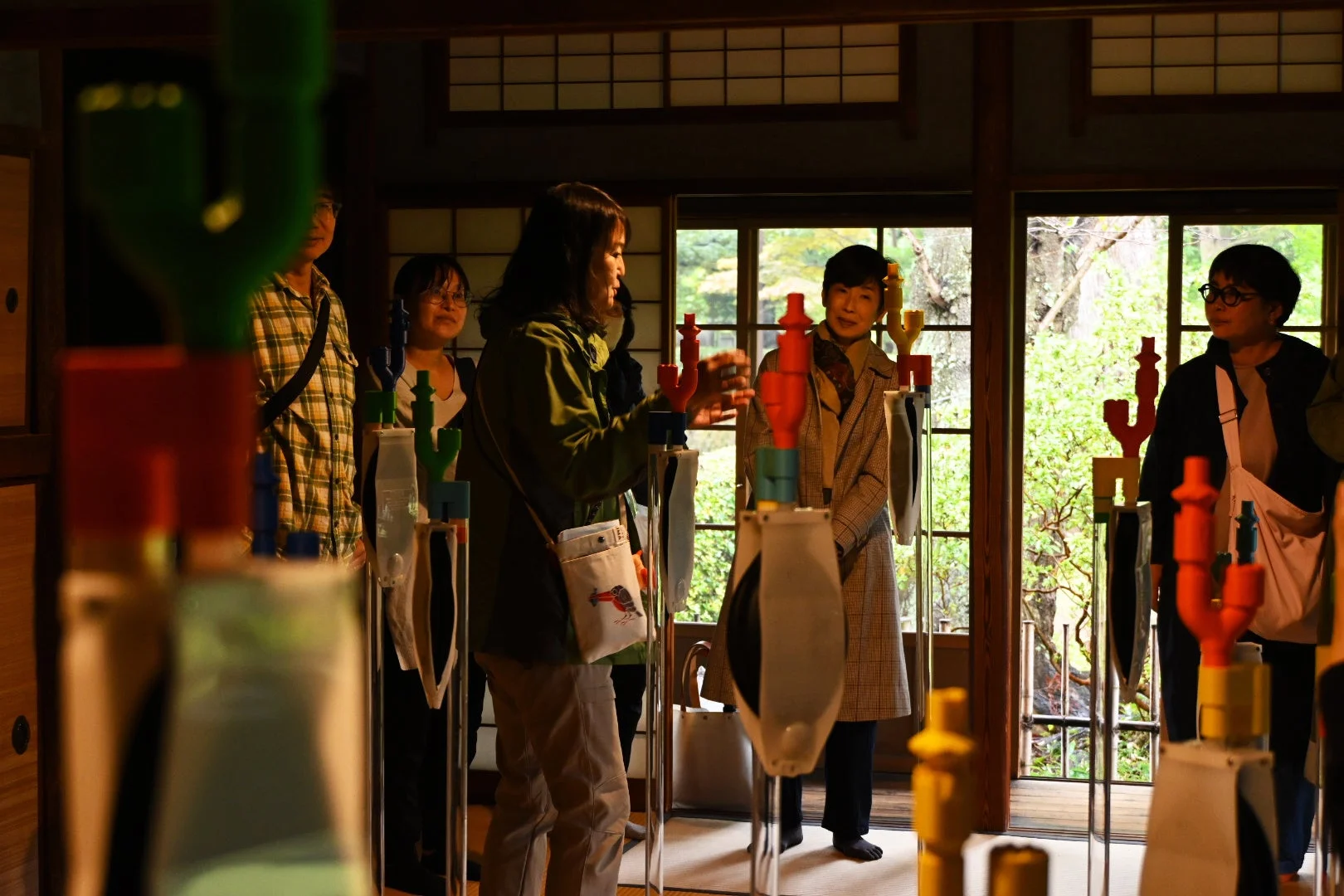 日本家屋でアート鑑賞